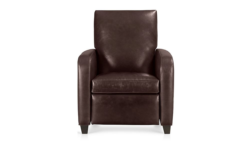 Royce Leather Recliner, Libby Cashew - Image 0
