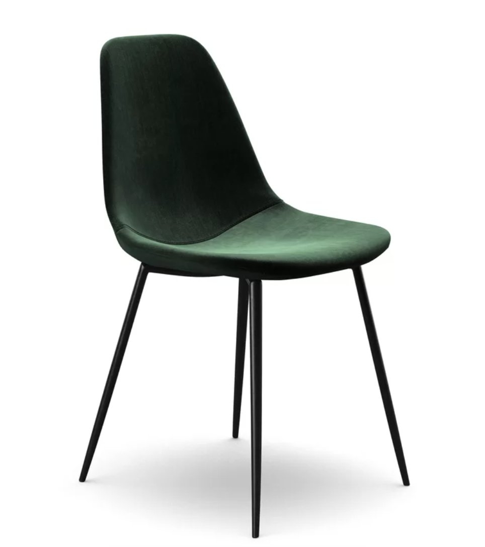 Aisha Velvet Upholstered Side Chair (set of 2) - Image 3