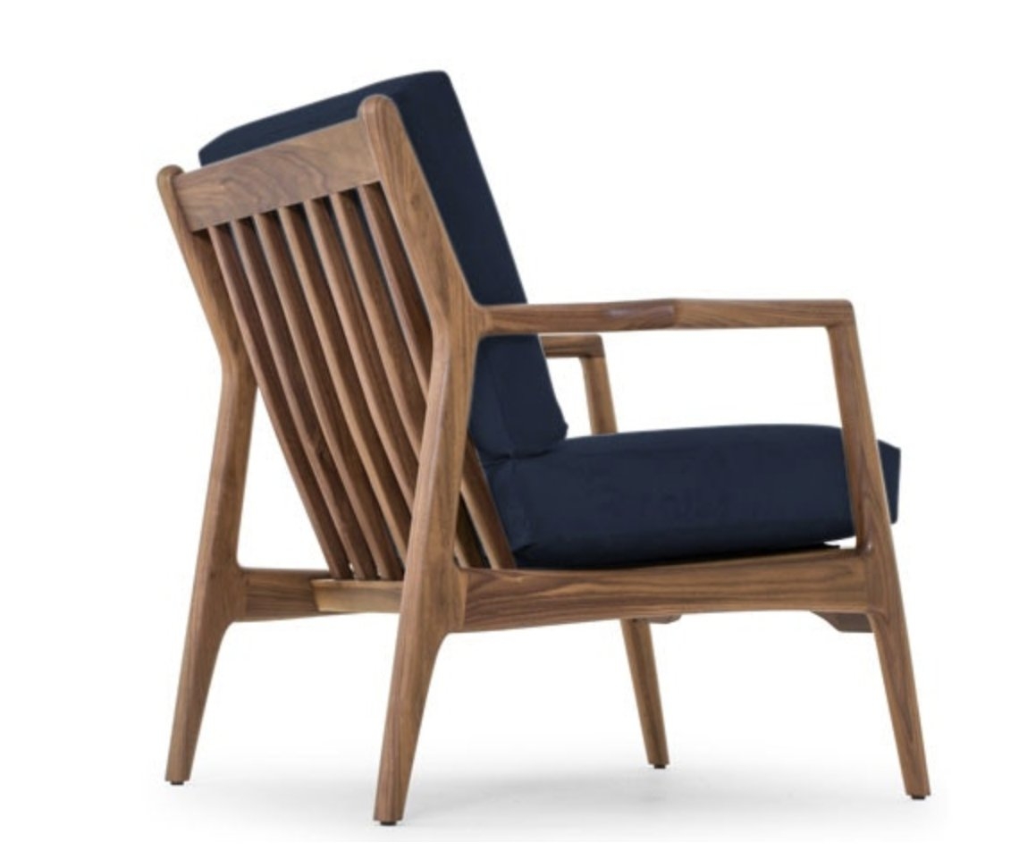 Collins Chair - Bentley Indigo - Image 1