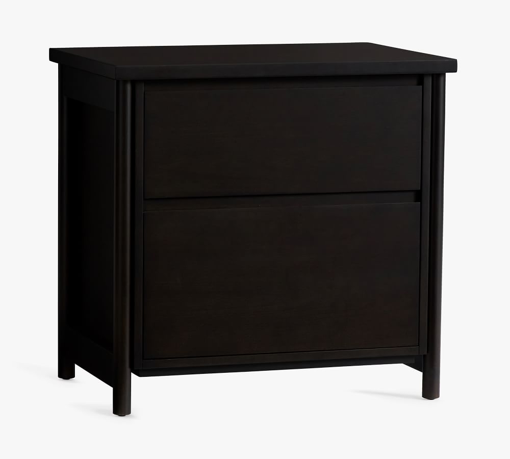 Bloomquist 31" 2-Drawer Lateral File Cabinet, Warm Black - Image 2