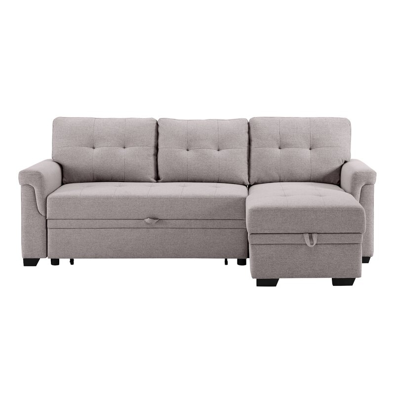 Efim 86" Reversible Sleeper Sofa & Chaise - Image 1