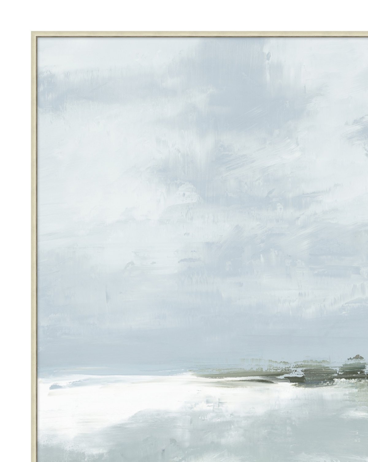 Coastal Rain Framed Art, 40.75" x 40.75" - Image 1