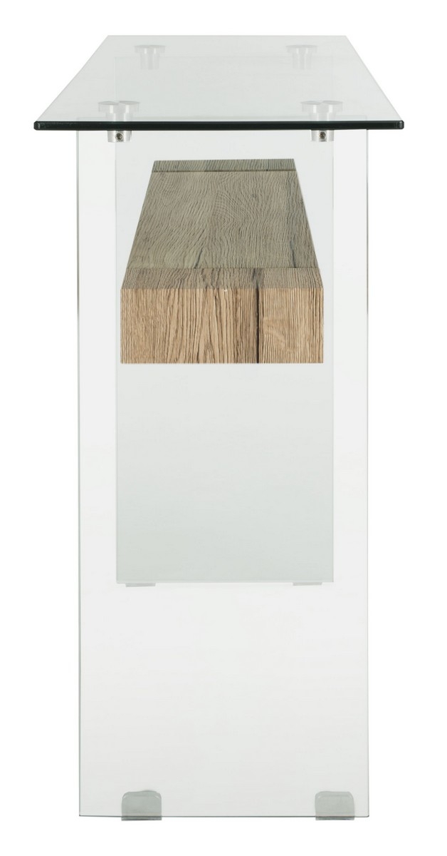Kayley Console Table - Natural/Glass - Arlo Home - Image 3