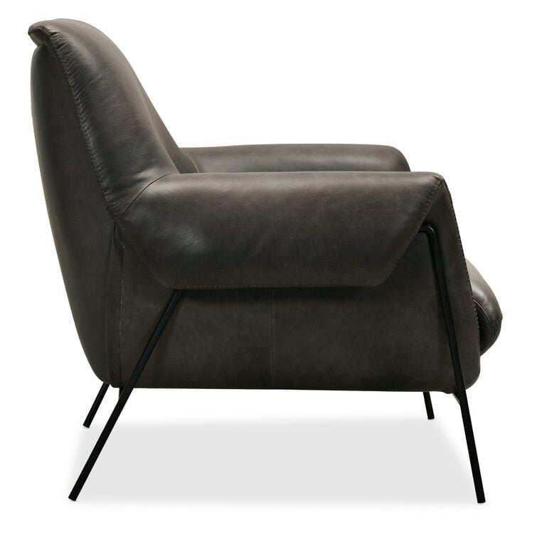 Hooker Furniture CC 88.9Cm Wide Top Grain Leather Club Chair - Image 2