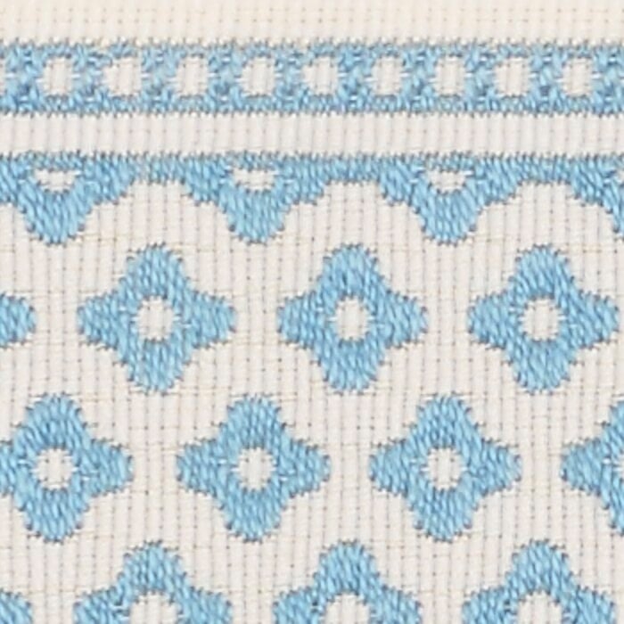 Cherie Tape Fabric, Blue - Image 0