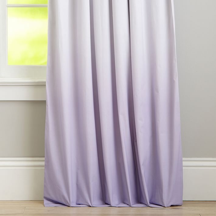 Ombre Blackout Curtain, 84", Lavender - Image 0