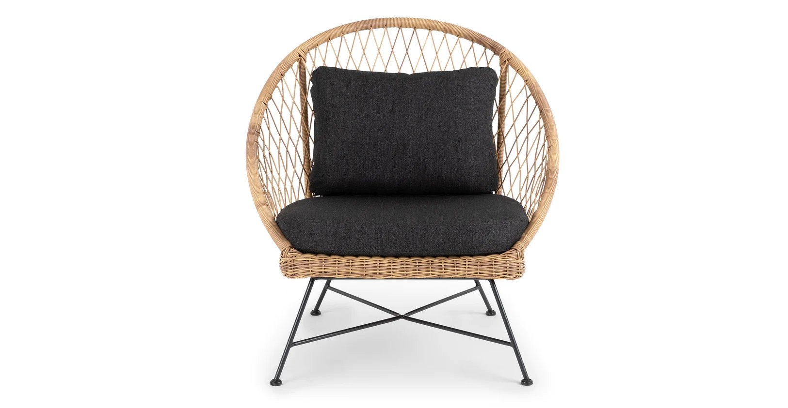 Aeri Slate Gray Lounge Chair - Image 3