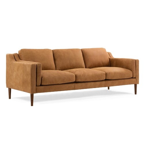 Jannie Leather Sofa - Image 6