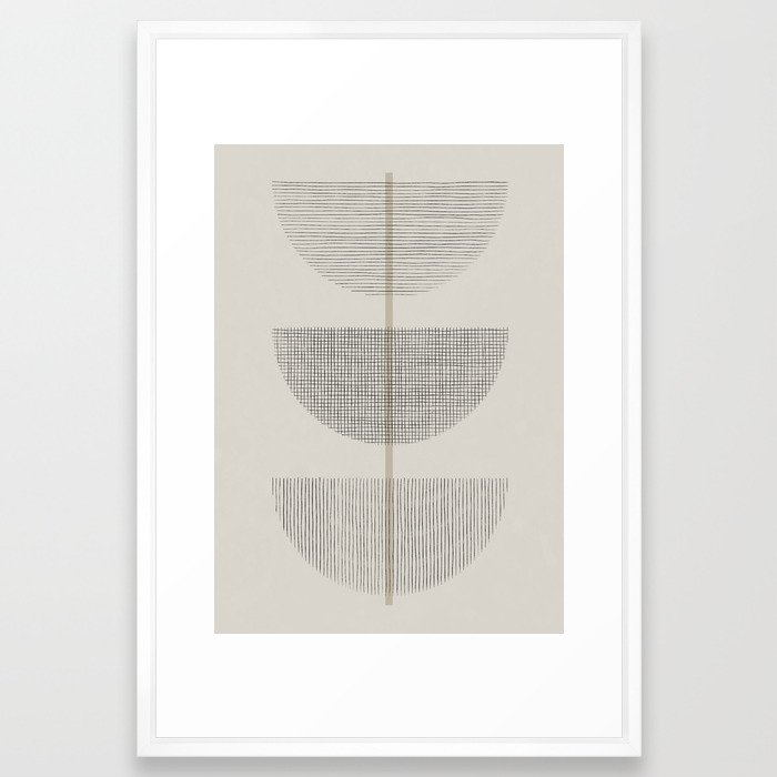 Geometric Composition III Framed Art Print - Image 0