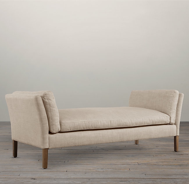 6' Sorensen Upholstered Bench - Belgian Linen Sand - Image 3