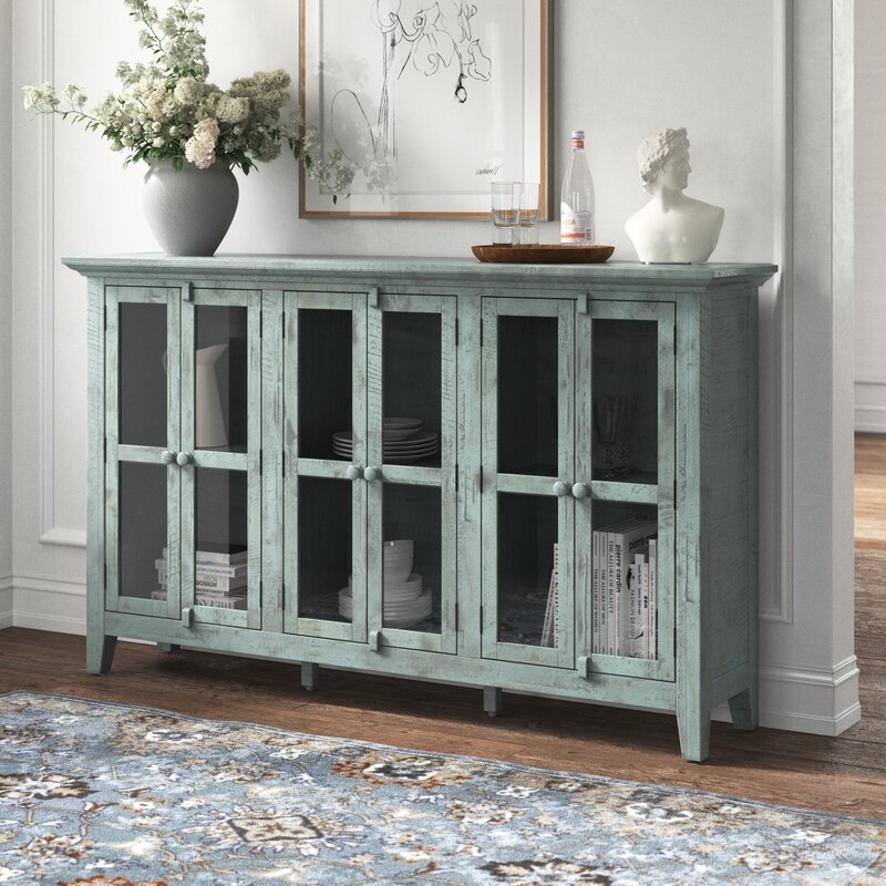Claire 70" Wide Acacia Wood Sideboard - Image 0