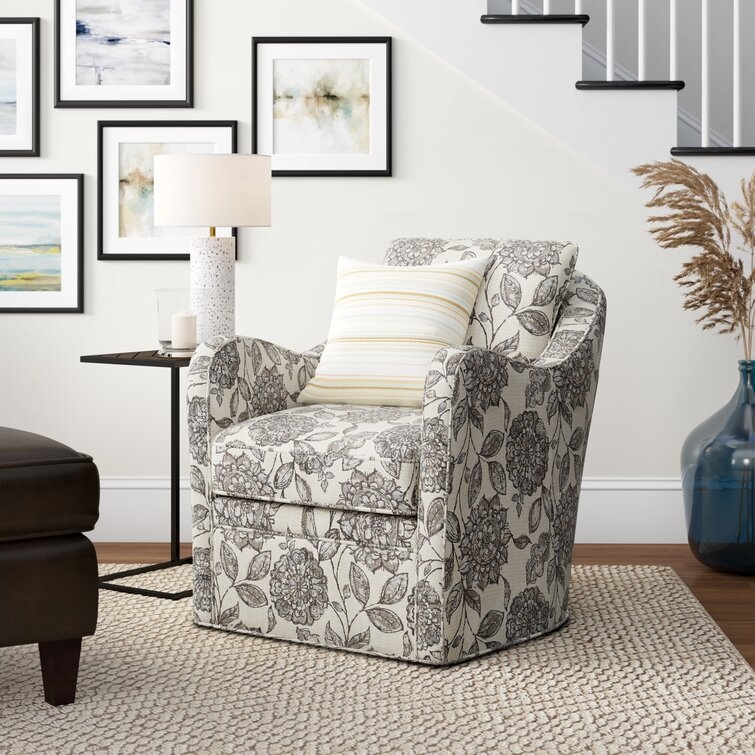 Loftus Upholstered Swivel Armchair - Image 2