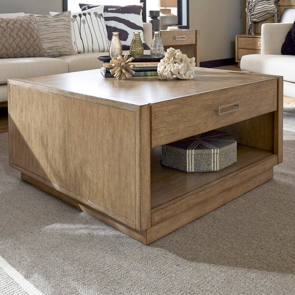 Bucher Block Coffee Table with Storage - Image 0