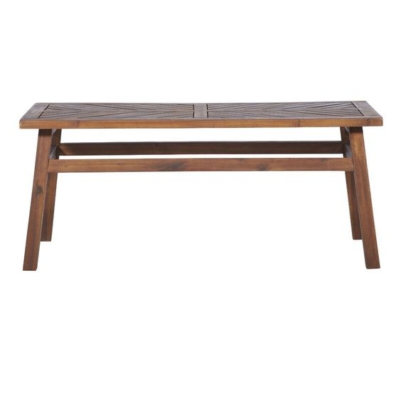 Slattery  Solid Wood Coffee Table - Dark Brown - Image 0