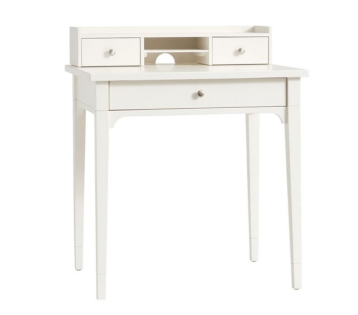 Morgan Simple Desk, Simply White, Standard UPS Delivery - Image 0