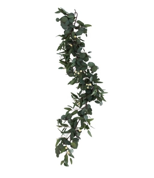 FAUX SEEDED EUCALYPTUS GARLAND - Image 0