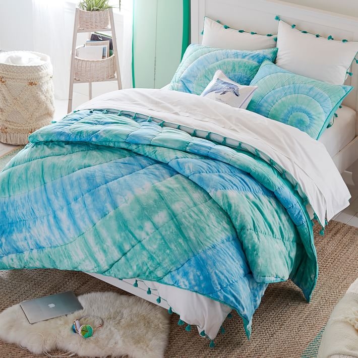 Dunes Tie Dye Quilt, Twin/Twin XL, Cool - Image 2