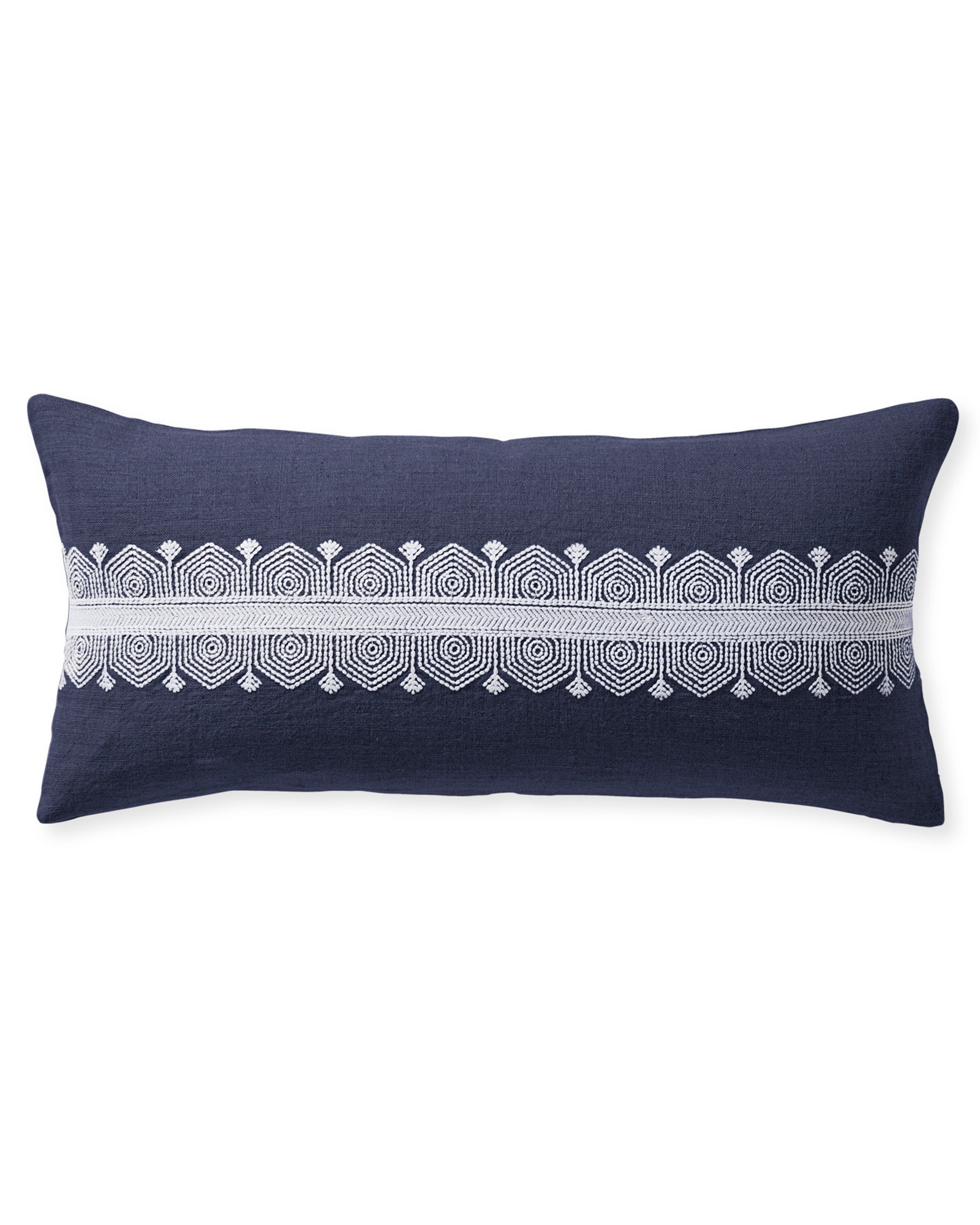 Olympia 14" x 30" Pillow Cover - Navy - Insert sold separately - Image 0