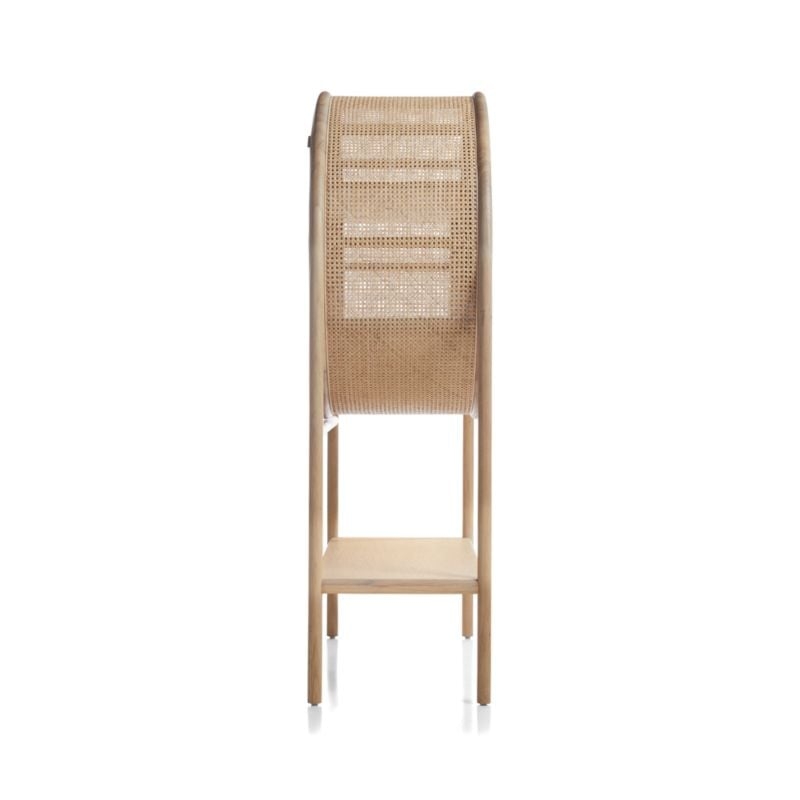 West Natural Cane Bar Cabinet - Image 4