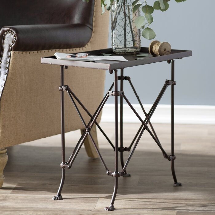 Eugenie Metal Accent Table - Image 2