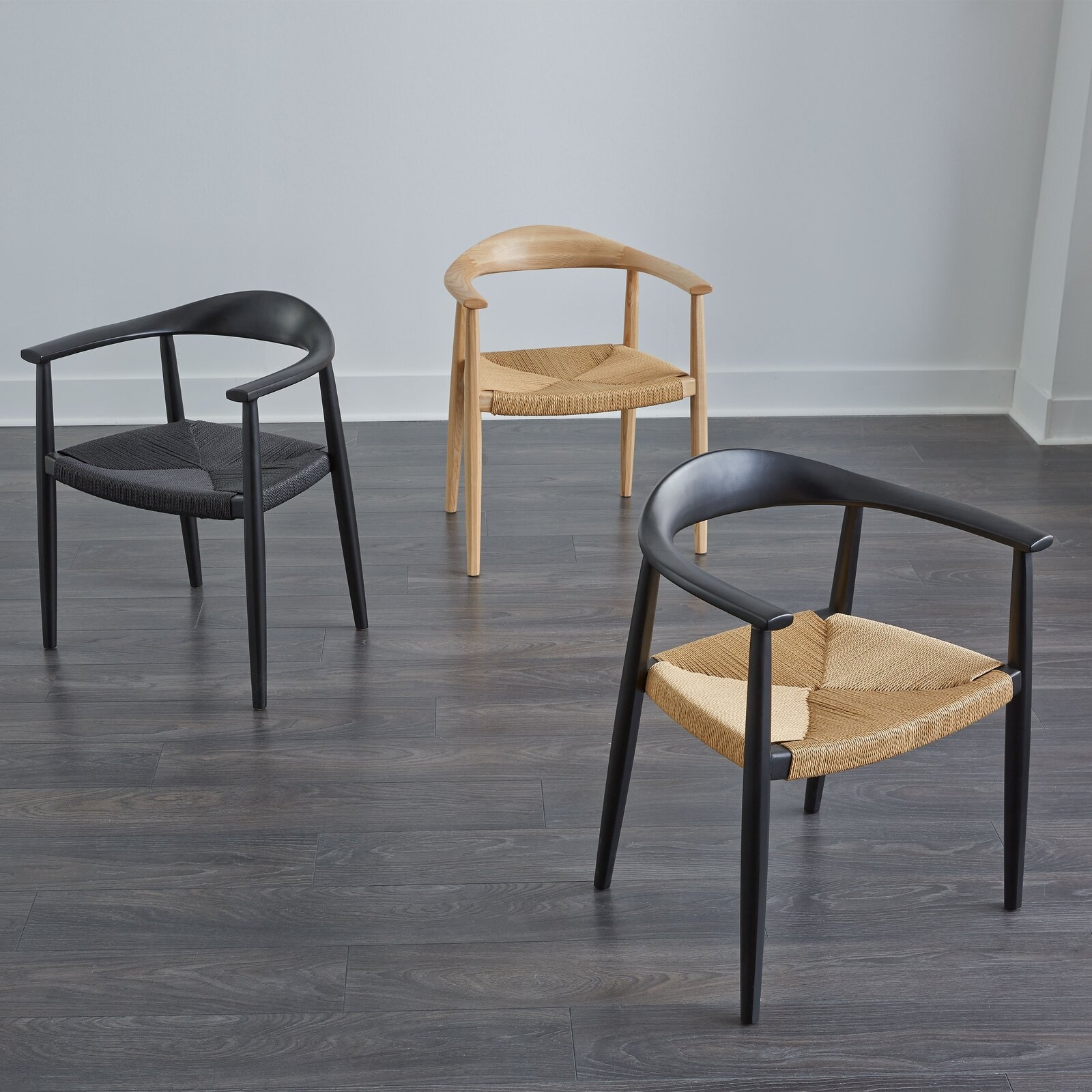Milam Wishbone Wooden Guest Chair by Etc. - Image 3