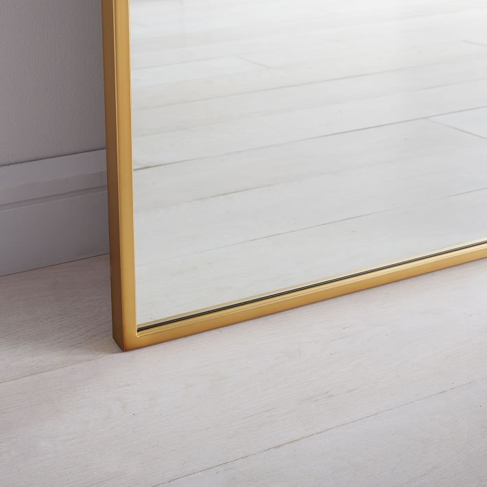 Metal Frame Arched Floor Mirror - 74" - Image 1