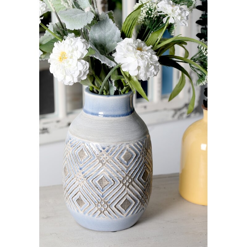 Cessal Geometric Weave Table Vase - Image 1