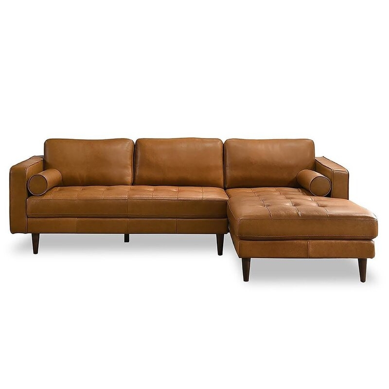 Tellson 2 - Piece Leather Sectional - Image 1