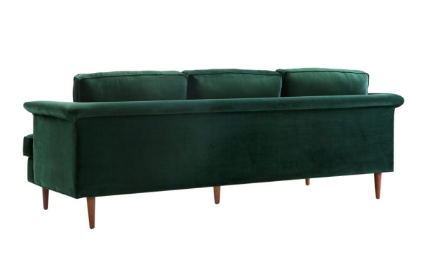 Porter Velvet Sofa, Forest Green - Image 6