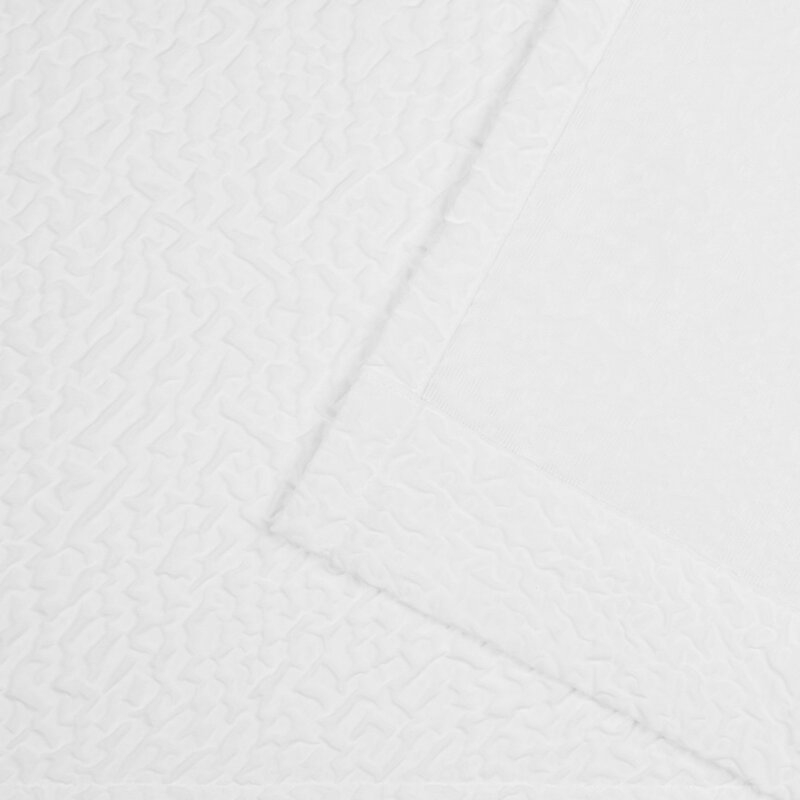 Textured Matelassé Hidden Solid Color Room Darkening Tab Top Curtain Panels (Set of 2) - Image 4