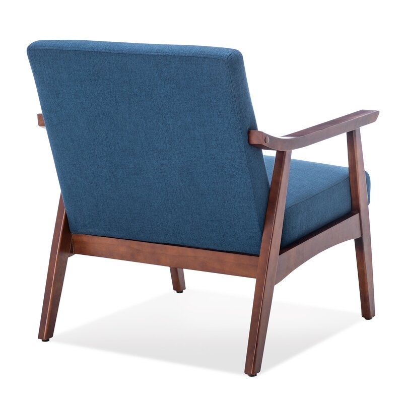 Dallin Arm Chair_ Navy Blue - Image 3