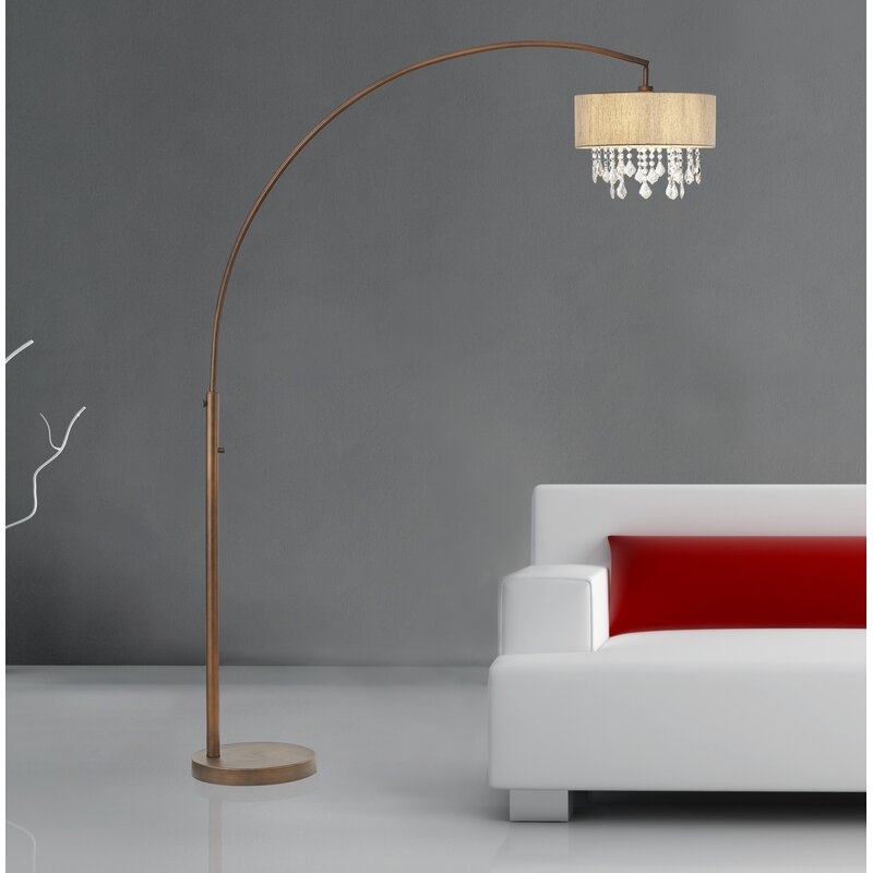 Sigourney 81" Arched Floor Lamp - Image 1