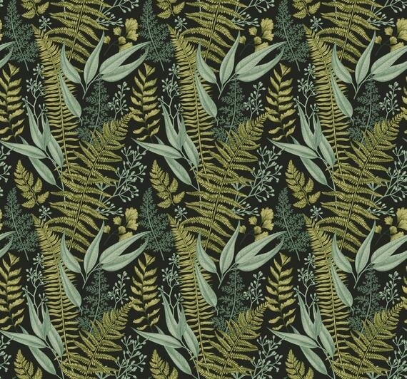 Hershel Removable Fern Botanical 10' L x 25" W Peel and Stick Wallpaper Roll - Image 0