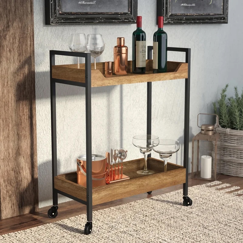 Arturs Metal Bar Cart - Image 5