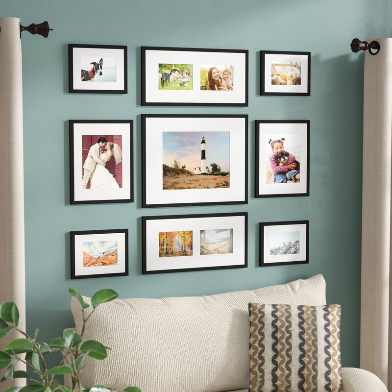 9 Piece Boulware Wood Picture Frame Set - Image 2
