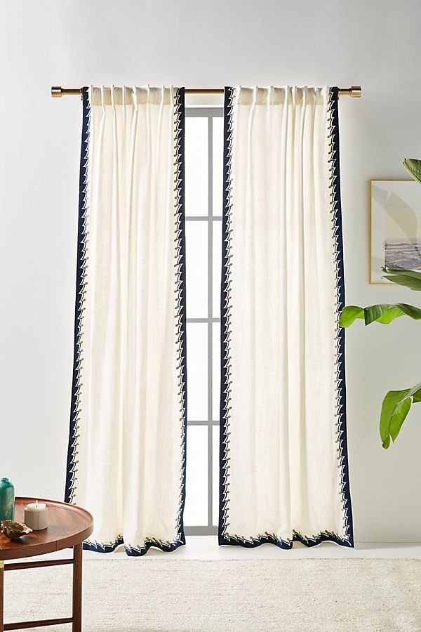 Ina Embroidered Curtain - 84" x 50" - Image 0