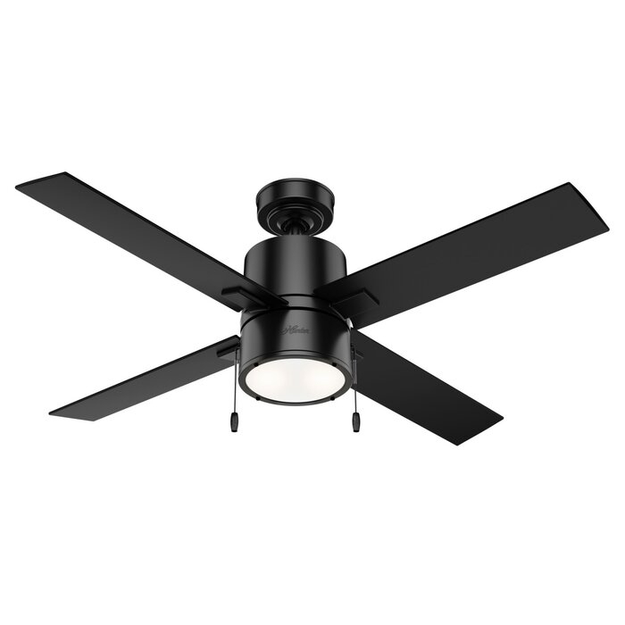 52" Beck 4 Blade Ceiling Fan, Light Kit Included - Image 0