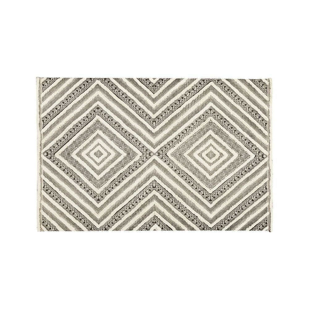 Diamond Neutral Patterned Rug 5'x8' - Image 1