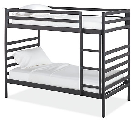 Fort Twin Over Twin Bunk Bed in Natural Steel - Image 0