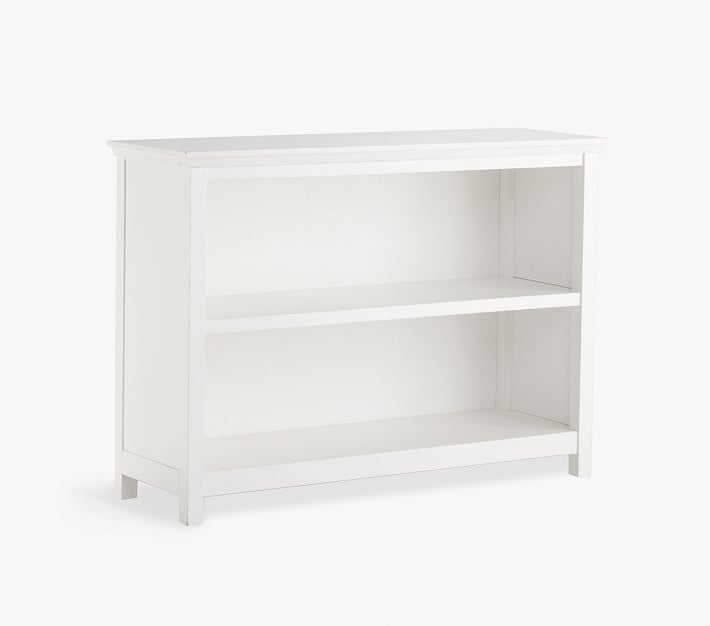 Cameron 2-Shelf Bookcase, Simply White - Image 0