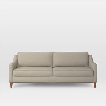 Paidge Grand Sofa, Heathered Crosshatch, Natural, Taper Pecan - Image 0