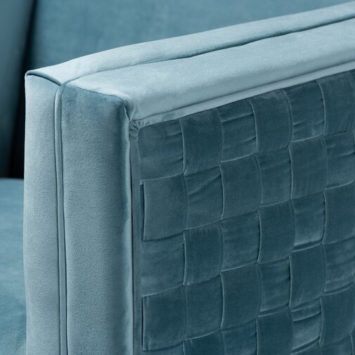 Whiteman Glam and Luxe Velvet Fabric Upholstered Armchair - Image 3