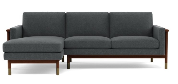 JASON WU Sectional Sofa with Left Chaise - Nimbus - Image 0