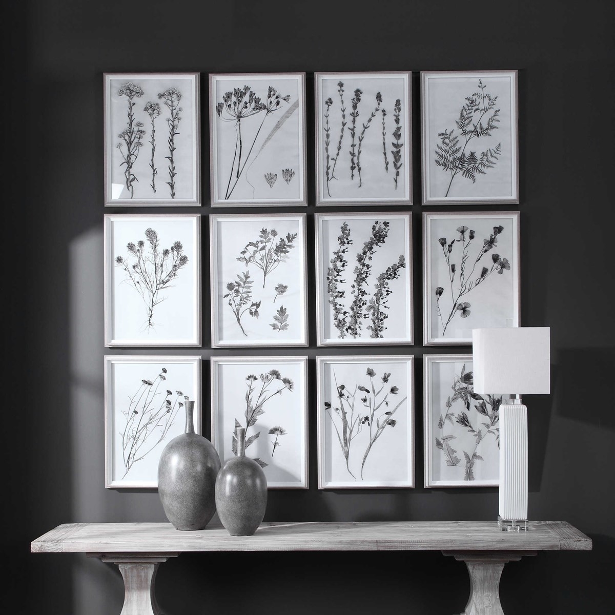 Contemporary Botanicals Framed Prints, Set of 12 - Image 3