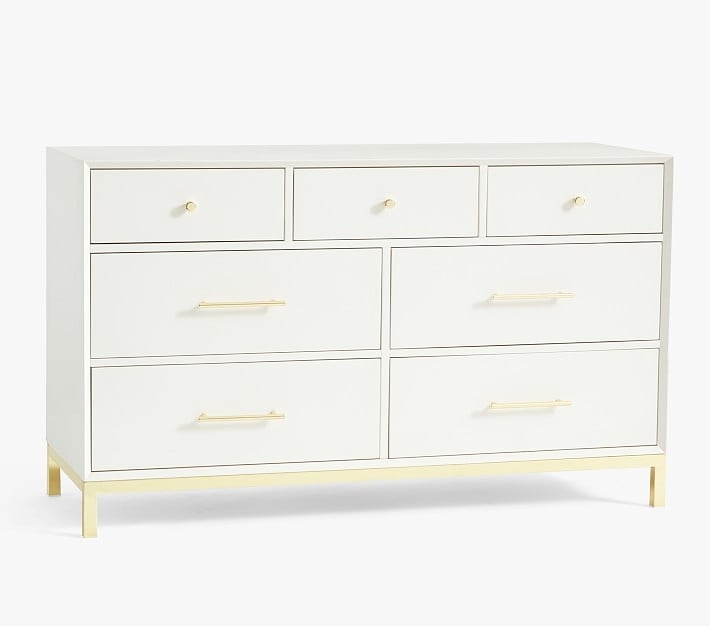 Flynn Extra Wide Dresser, Simply White, Unlimited Flat Rate Delivery - Image 0