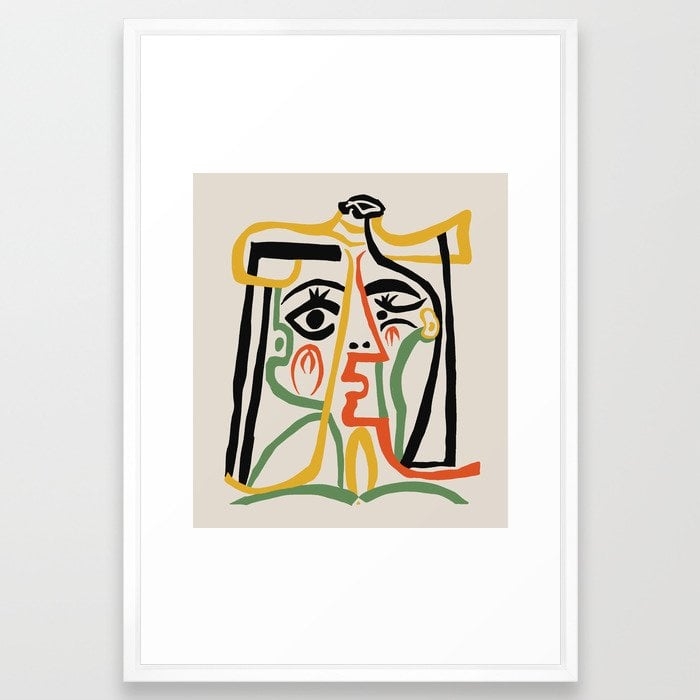 Picasso - Woman's head #1 Framed Art Print - Image 0