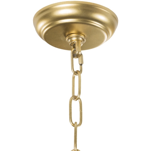 Bellair Lantern Pendant Light, Gold - Image 3