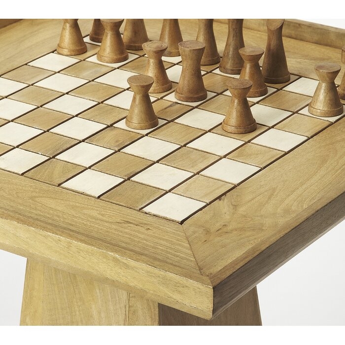 Natural 22" Schauer Chess Table - Image 1