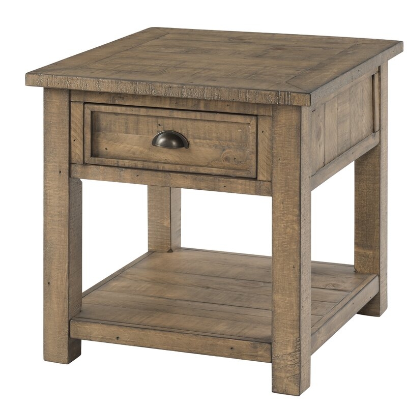 Risner End Table with Storage - Image 1