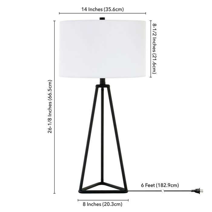 Harnden 26.13" Standard Table Lamp - Image 1